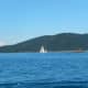 Elegant sailing vessels ply the waters of Rosario Strait, but if you're in your own power boat, remember sailboats have the right of way.