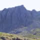 Pikes Crag,Scafell Pike, the highest point in the Lake District.