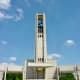 75 foot tower with carillon at Houston National Cemetery