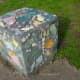 Bench near playground in Stude Park