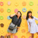 The donut walll of The Dessert Museum