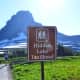 Hidden Lake Trailhead Sign @ Glacier National Park