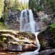 Small waterfall on the way to Virginia Falls @ Glacier National Park