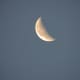 Half moon at Headlands International Dark Sky Park  in Mackinaw City, Michigan
