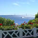 View from West Porch at the Grand Hotel on Mackinac Island, Michigan