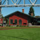 Thomas Edison Depot Museum under the Blue Water Bridge in Port Huron, Michigan
