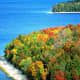 Fall colors at Peninsula State Park in Door County, Wisconsin