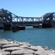 Sturgeon Bay Steel Bridge in Sturgeon Bay, Wisconsin.