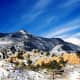 Snow in Red Rock Canyon Open Space in Colorado Springs, Colorado
