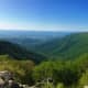 View from Hawksbill Mountain Summit in Shenandoah National Park