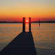 Sunset at First Landing State Park in Virginia Beach, Virginia.