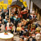 Matsuri revelers. Hakata Machiya Folk Museum is an absolute delight for travelers into miniature photography.