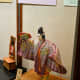 Classic Japanese dolls on the upper level of the museum.