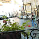 The terrace view.