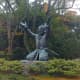 Okuninushi, Shinto God of Marriage and Good Relationship, and ruler of Ancient Izumo, greets visitors outside the main shrine grounds.