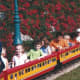 A kiddie train ride at Hershey Park