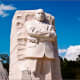 Martin Luther King Jr Memorial at the National Mall in Washington DC