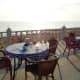 Breakfast with a sea view.
