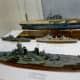 Past Battleship models at Houston Maritime Museum