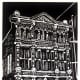 Limited edition linocut by Peggy Woods of Trueheart-Adriance building in Galveston