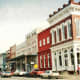 Buildings in the Strand area of Galveston