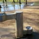 Water fountains for people and their pets in Congressman Bill Archer Park