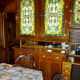 Dining interior of ‘Quebec’ Rail Car