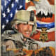 Painted by Ken Pridgeon Sr.: Medal of Honor awarded posthumously to SFC Paul Smith from El Paso, TX. He served in Operation Iraqi Freedom and was KIA on 04-04-03. 
