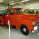 Bright red Chevrolet truck