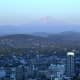 Sunset view from the Pittock Mansion in Portland