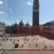 View from the Correr Museum Cafe - Early morning in St Marks Square