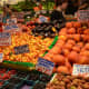 Fruit shop at Pike Place Market in downtown Seattle