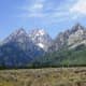 View from the Teton Park Road in Grand Teton National Park, Wyoming