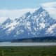 Jackson Lake from Jackson Lake Lodge in Grand Teton National Park, Wyoming