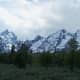 View from the Teton Park Road in Grand Teton National Park, Wyoming