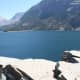 Rocky overlook at St. Mary Lake