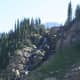 Roadside waterfall