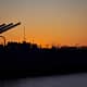 Sunset at the Battleship Wisconsin in Norfolk, VA