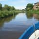 Rowing boat on the canal