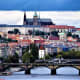 Closing in on Prague Castle.