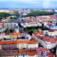 The city from above.
