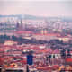 Prague Castle with the Old Town in the foreground.