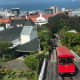 The Cable Car Coming up to Kelburn From Lambton Quay