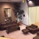 A view of the lounge in the Racquetball Building