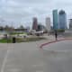 View of downtown Houston in the background