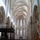 The high, vaulted ceiling.