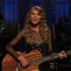 Taylor Swift performing her opening monologue in 2009.