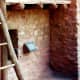 Wooden ladders at the Manitou Cliff Dwellings Wooden ladders at the Manitou Cliff Dwellings