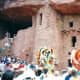 Indians dancing at Manitou Cliff Dwellings
