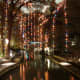 San Antonio River Walk with Christmas Lights